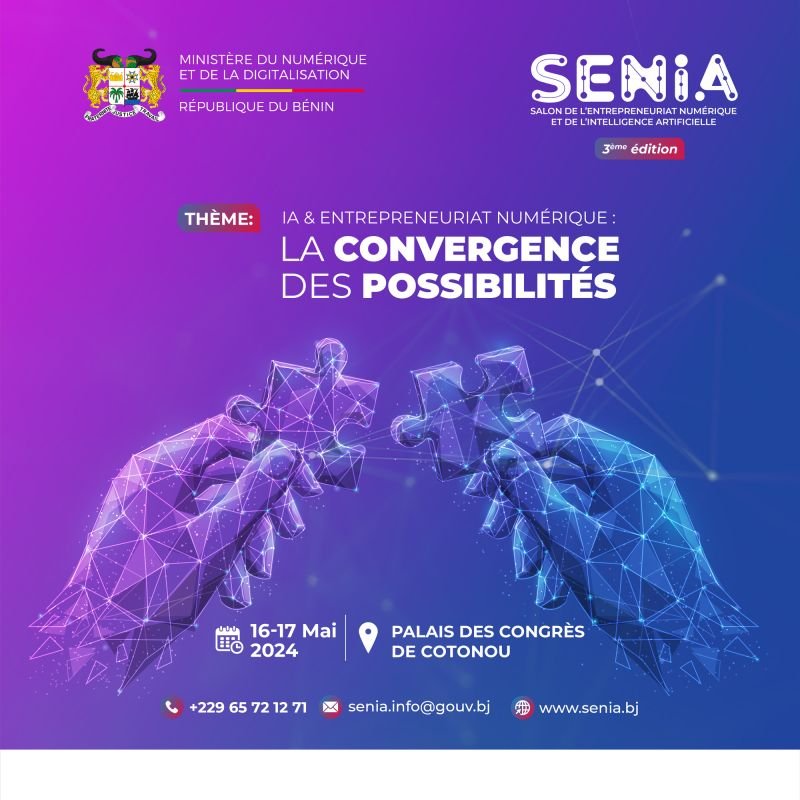 Bénin : 3ème édition du Salon de l’Entrepreneuriat Numérique et de l’Intelligence Artificielle