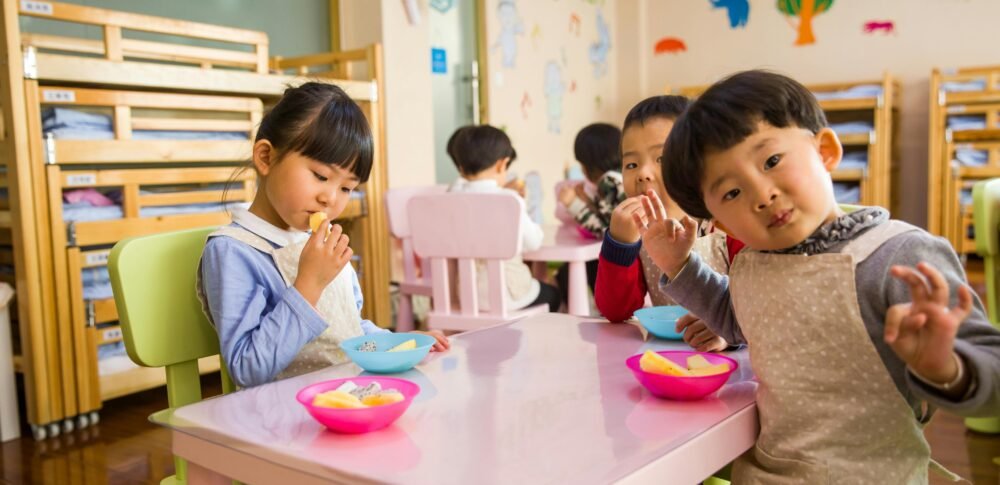 Benchmark avec le système d'école maternelle chinois